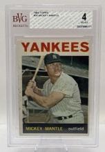 Graded 1964 Mickey Mantle Topps Baseball Card VG-EX 4