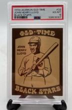 Graded 1974 Laughlin Old Time Black Stars #33 John Henry LLoyd EX-MT 6 Set Break