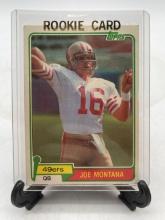 1981 Joe Montana Topps Rookie Football Card
