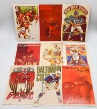 1968 Fleer Football Big Signs Starter Set 9/26