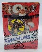 l1984 Topps Gremlins Unopened Wax Box, BBCE Wrapped
