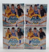 4 Sealed Topps 2024-25 Bowman Chrome U Basketball Mega Box Cooper Flag, Green Shimmer Cards