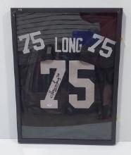 PSA Authentic Howie Long Autograph Framed Jersey