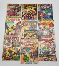10 Vintage Spider-Man Comic Books - The Amazing Spider-Man 77, The Amazing Spider-Man 52 & more