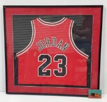 Upper Deck Authentic Michael Jordan Autographed Jersey in Frame