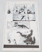 Cam Smith Spiderman Scarlet Spider #4 P.14 Original Art Signed on bottom of page