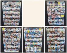 5 Topps 1986 Baseball Trading Cards Uncut Sheets 660 Cards with Lots of HOFÕs