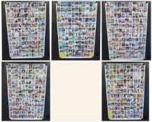5 Topps 1985 Baseball Trading Cards Uncut Sheets, 660 Cards with Lots of HOFÕs