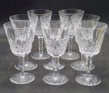(8) Waterford Crystal Lismore Claret Glasses