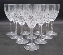 (10) Waterford Crystal Araglin Water Goblets