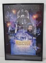 Star Wars Emperor Palpatine Ian McDiarmid Autographed Framed Poster