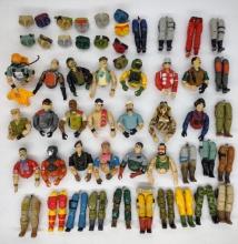 Lot of 1980s Hasbro G.I. Joe 3.75in ARAH Action Figure Parts