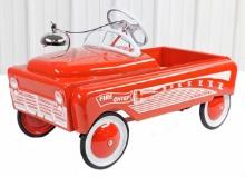 Restored Castelli Co. Fire Chief Pedal Car