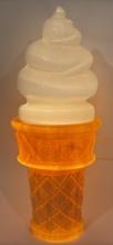 Giant Lighted Safe-T Cup Blow Mold Ice Cream Cone