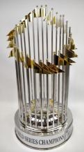 1984 Detroit Tigers World Series Full Size Replica Trophy Signed By MVP Alan Trammel