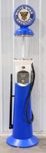 7-1/2ft Custom White Star Gasoline Visible Gas Pump Gumball Vendor By Beaver