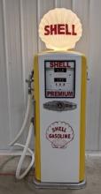 Restored Vintage Smithway Shell Gasoline Gas Pump