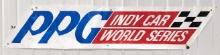 10ft Vintage PPG Indy Car Racing World Series Race Used Banner