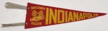 1930s-40s Indianapolis Speedway Auto Race Pennant