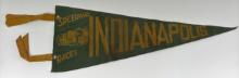 1930s-40s Indianapolis Speedway Auto Race Pennant