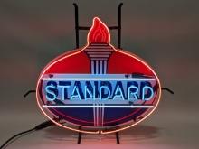 Custom "Standard Oil" Three-Color Neon Sign