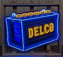 Custom Delco Batteries Neon Sign