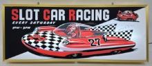Custom Slot Car Racing Hobby Shop Lighted Sign