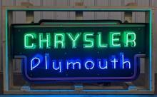 Custom Chrysler Plymouth Neon Sign