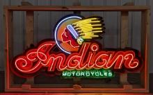 Custom Indian Motorcycles Neon Sign