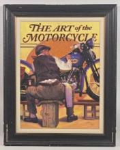 David Uhl "The Art Of The Motorcycle" Glclee Print Signed & Numbered