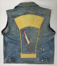 Vintage A.G. Raiders Motorcycle Club Denim Jacket / Vest