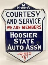 Early DSP Hoosier State Auto Association Sign