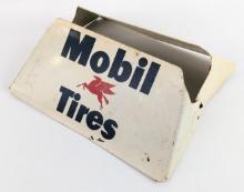Vintage Mobil Tires Metal Tire Display Rack Stand