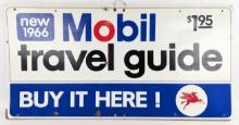 1966 SST Mobil Travel Guide Advertising Sign