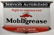 5ft DSP Argentinian Gargoyle Mobilgrease Shield Advertising Sign
