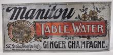 Early SST Manitou Table Water Sign / Manitou Colorado