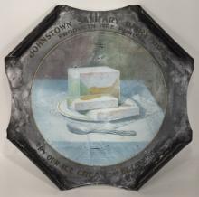 Early SST Johnstown Sanitary Dairy Goods Ice Cream Sign
