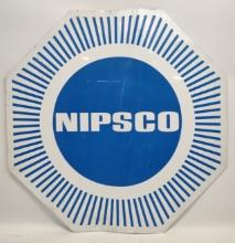 Vintage SST Northern Indiana Public Service Company NIPSCO Sign