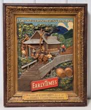 Vintage Early Times Kentucky Bourbon Whiskey Sign
