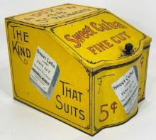 Early Sweet Cuba Tobacco Mercantile Display Tin