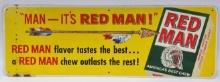 Vintage SST Red Man Tobacco Advertising Sign