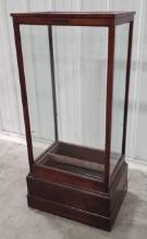 Antique F.C. Jorgensen & Co. Oak & Glass Mercantile Display Cabinet