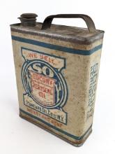 Early SOCONY Standard Oil Kerosene Oil One Gallon Slim Can