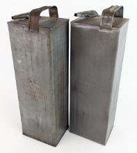 (2) Early SOCONY Standard Oil Kerosene 1 Gallon Oil Cans
