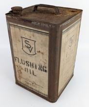 Early SOCONY Vacuum Flushing Oil 5 Gallon Can