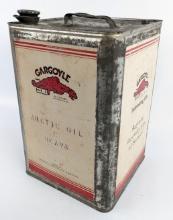 Early Gargoyle Mobiloil Arctic ÒCÓ 5 Gallon Oil Can