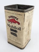 Early German / Indonesian Mobiloil Gargoyle 1 Gallon Oil Can