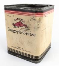 Early 5lb SOCONY-VACUUM Gargoyle Grease BRB-2 Can w/ Lid