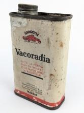 Early French Gargoyle Mobiloil Vacoradia Radiator Additive Can