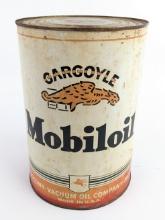 Early Gargoyle Mobiloil ÒAÓ 5 Quart Oil Can
